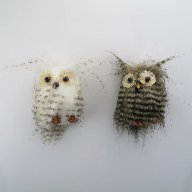 Festive Owl Duo Tweet and Twoo Decoration Set