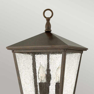 Trellis Outdoor Pedestal Lantern