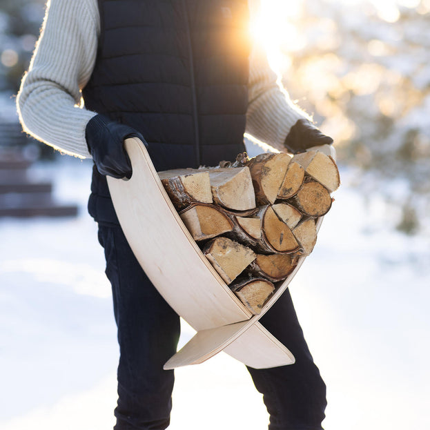 Fireside Log Carrier Rack