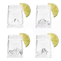 Topographic Mountain Shot Glasses Set of 4