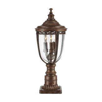 English Bridle Outdoor Pedestal Lanterns