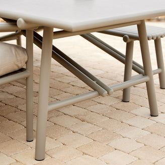 Sticks Dining Table in Aluminium 280 x 100cm