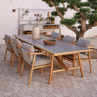 Sticks Teak Dining Table 280 x 100cm