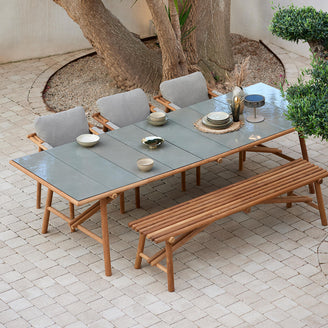 Sticks Teak Dining Table 280 x 100cm