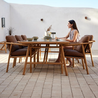 Sticks Teak Dining Table 280 x 100cm