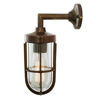 Cladach Brass Well Outdoor Wall Light