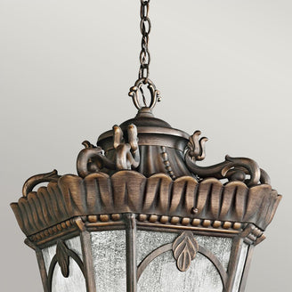 Tournai Grand Outdoor Hanging Lantern