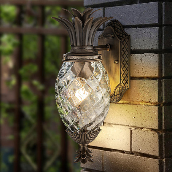 Plantation Outdoor Down Wall Lantern