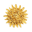 Ceramic Chrysanthemum Flower Golden Yellow