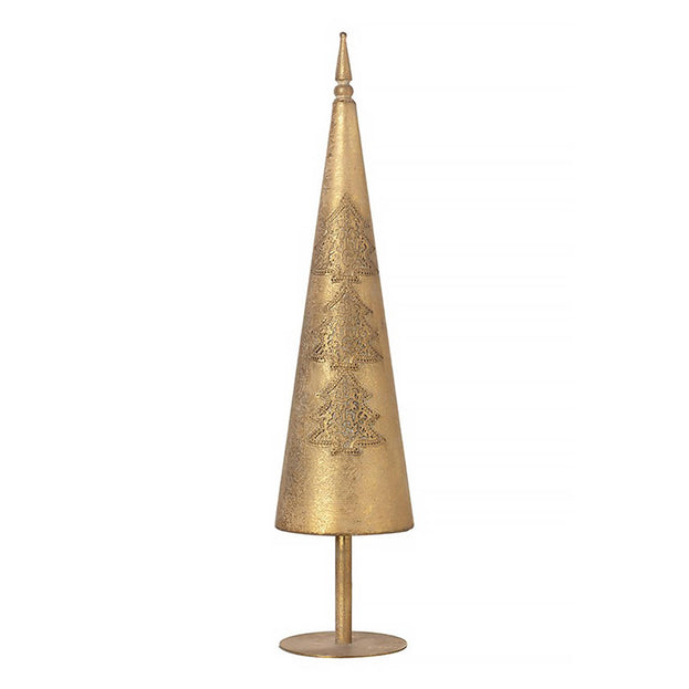 Elegant Gold Nordic Cone Tree