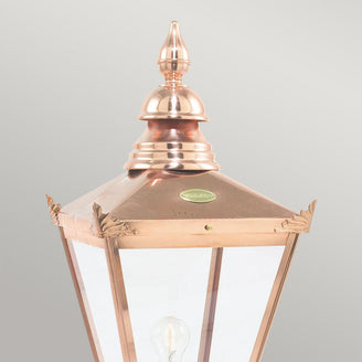 Chelsea Grande Outdoor Pedestal Head Lantern