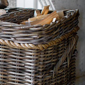 Classic Rectangular Log Basket