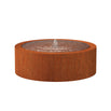 Corten Steel Round Water Pool with Fountain