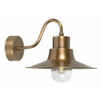 Sheldon Brass Outdoor Wall Lanterns