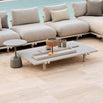 Sticks Platform Aluminium Coffee Table - Sand