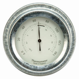 Galvanised Thermometer (4646605520956)