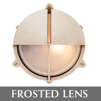 Round Bulkhead Lights with Split Shade and External Fixing Legs (4653421330492)