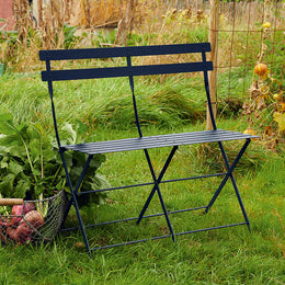 Bistro Folding 2 Seater Bench