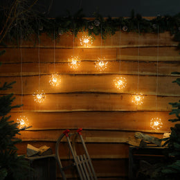 Starburst Sparkler LED Curtain String Light