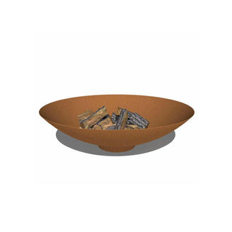 Large Corten Steel Garden Fire Bowls (4650753294396)