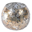 Metallic Mosaic Round Votive (4651126816828)