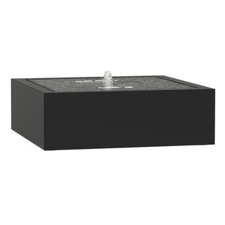 Aluminium Square Water Feature with Fountain (4650771808316)