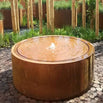 Corten Steel Round Water Pool with Fountain (4652166545468)