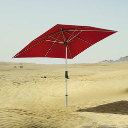 AluTwist Square Centre Pole Parasols