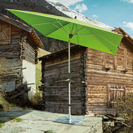 AluTwist Rectangular Centre Pole Parasols