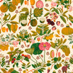 Asian Fruits and Flowers Feature Wallcovering (4651964399676)