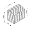 Wheelie Bin Storage Hide (4650925817916)