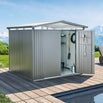 Panorama Garden shed with Double Door (4690567397436)