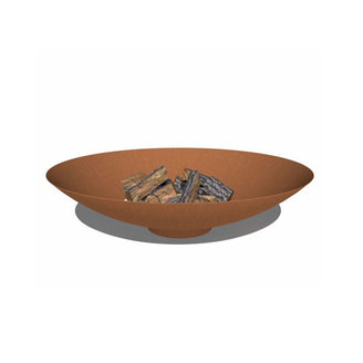 Large Corten Steel Garden Fire Bowls (4650753294396)