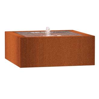 Corten Square Water Feature with Fountain (4652166250556)