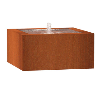 Corten Square Water Feature with Fountain (4652166250556)