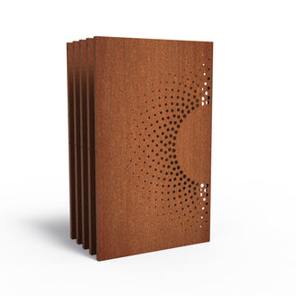 Set of Decorative Lasercut Corten Panels (4653744422972)