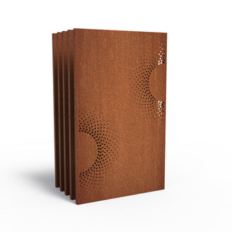 Set of Decorative Lasercut Corten Panels (4653744422972)