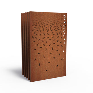 Set of Decorative Lasercut Corten Panels (4653744422972)