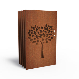 Set of Decorative Lasercut Corten Panels (4653744422972)