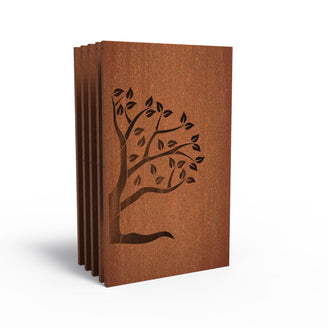 Set of Decorative Lasercut Corten Panels (4653744422972)