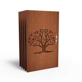 Set of Decorative Lasercut Corten Panels (4653744422972)