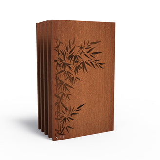 Set of Decorative Lasercut Corten Panels (4653744422972)