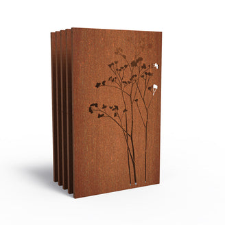 Set of Decorative Lasercut Corten Panels (4653744422972)