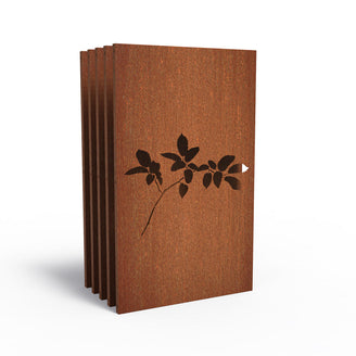 Set of Decorative Lasercut Corten Panels (4653744422972)