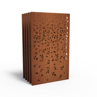 Set of Decorative Lasercut Corten Panels (4653744422972)