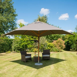 Classic Wood Framed 3.6m Square Parasols (6610501140540)