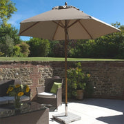 Classic Wood Framed 2.6m Round Parasols