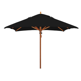 Classic Wood Framed 2.8m Square Parasols (6610495504444)