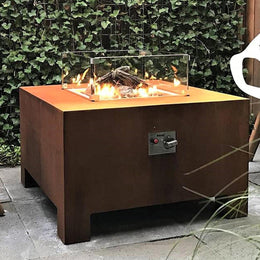 Gas Fired Corten Steel Fire Pits