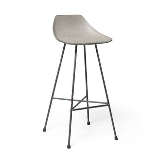 Hauteville Concrete Bar Chair (4649179086908)